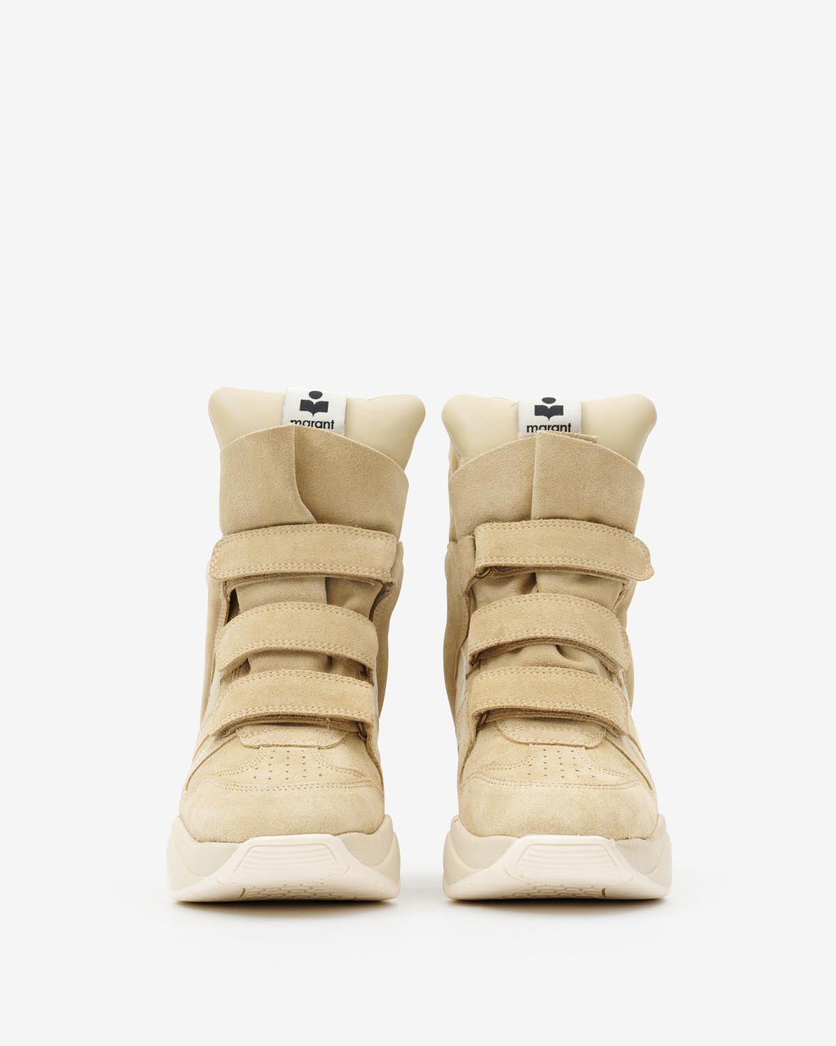 baskets en cuir velours balskee 