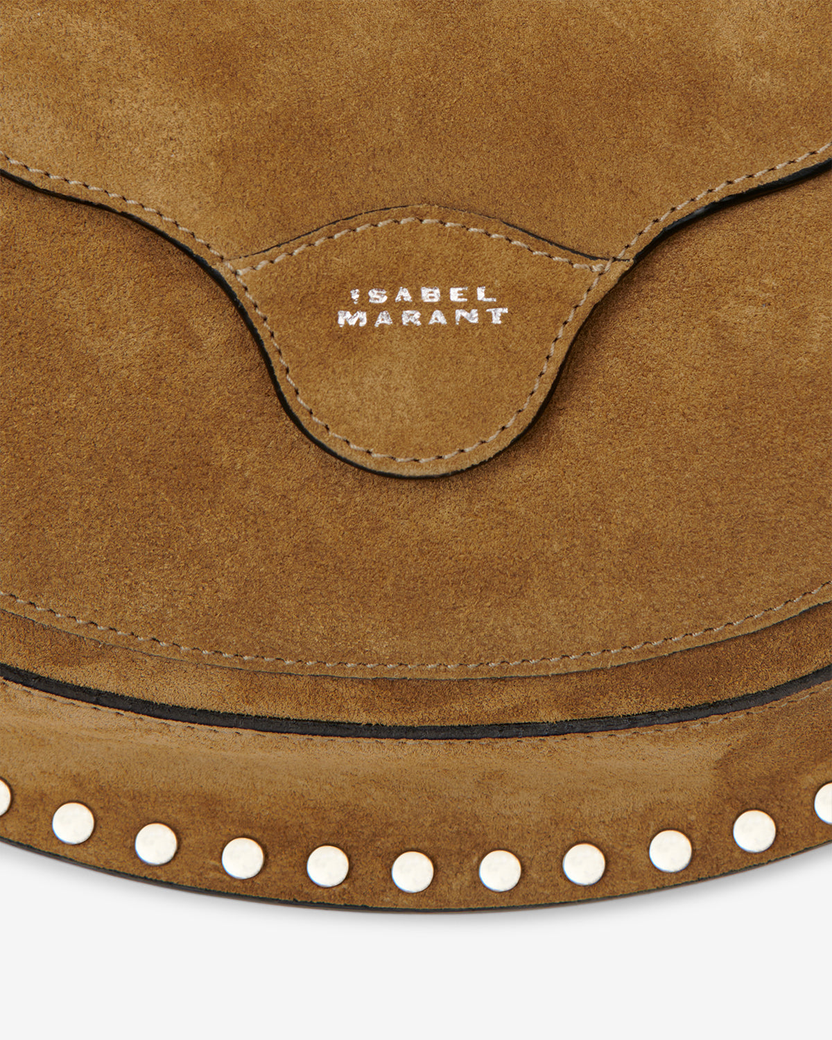 Sac Moon Pocket en cuir velours