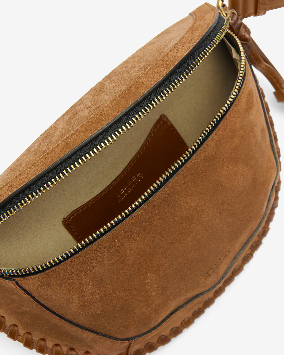 Banane Skano en cuir velours