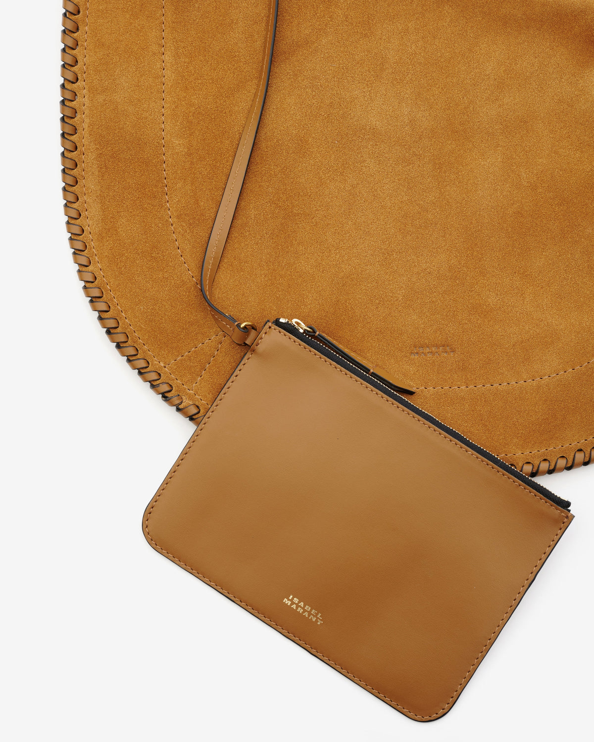 Sac Oskan Hobo Soft en cuir velours