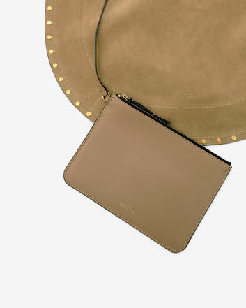 Sac Oskan Hobo Soft en cuir velours