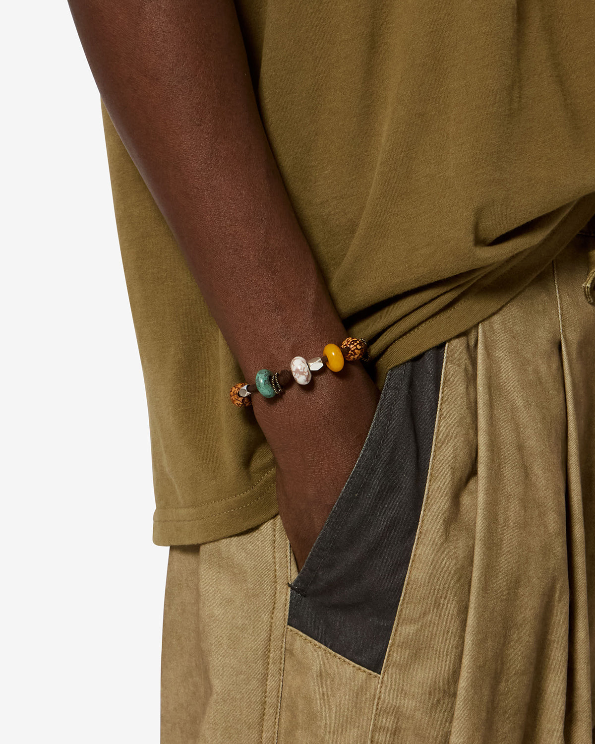 Bracelet Willow en cuir velours