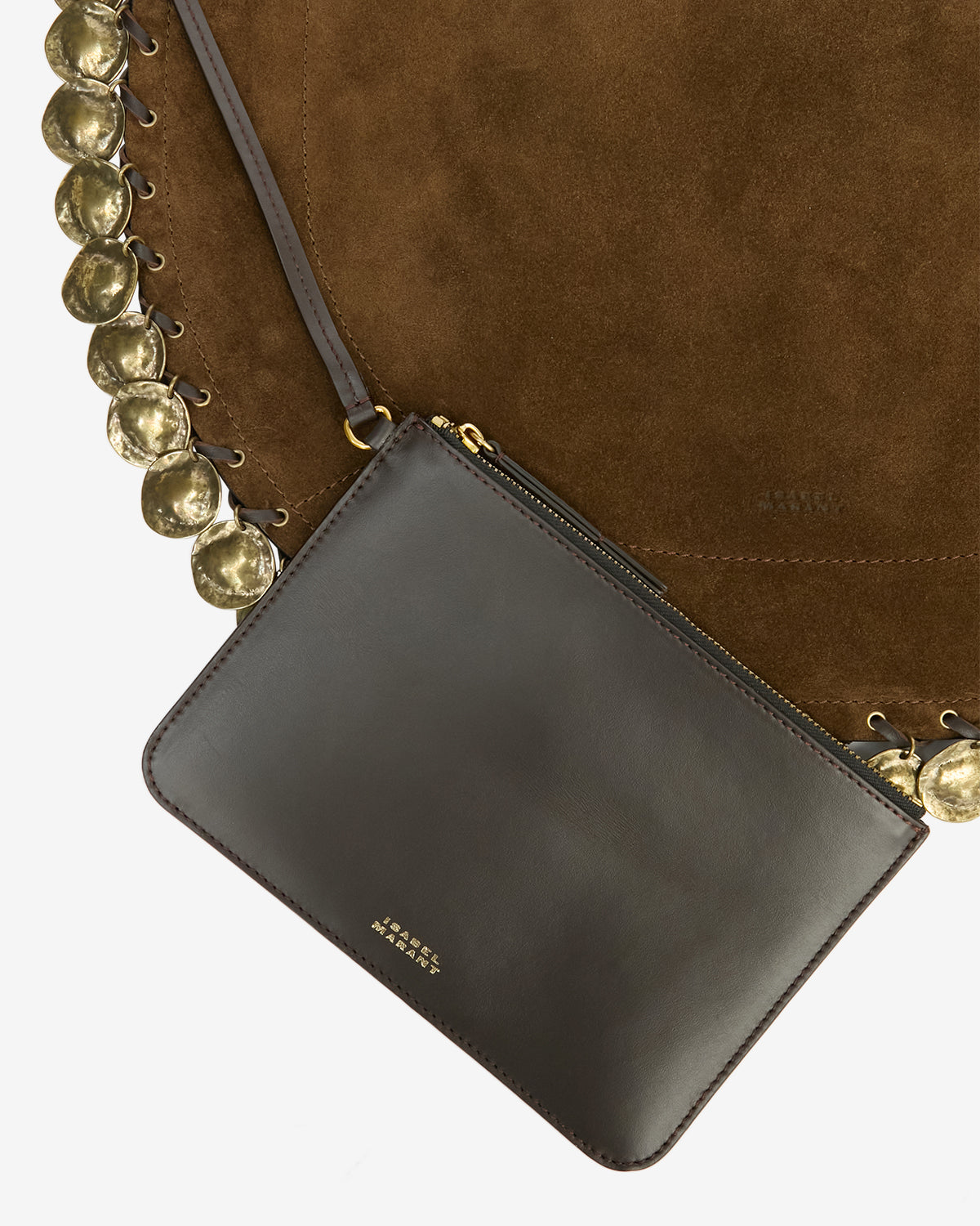 Sac Oskan Hobo Soft en cuir velours