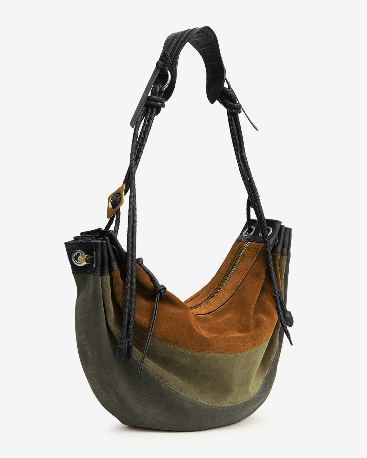 Sac Maia Large en cuir velours