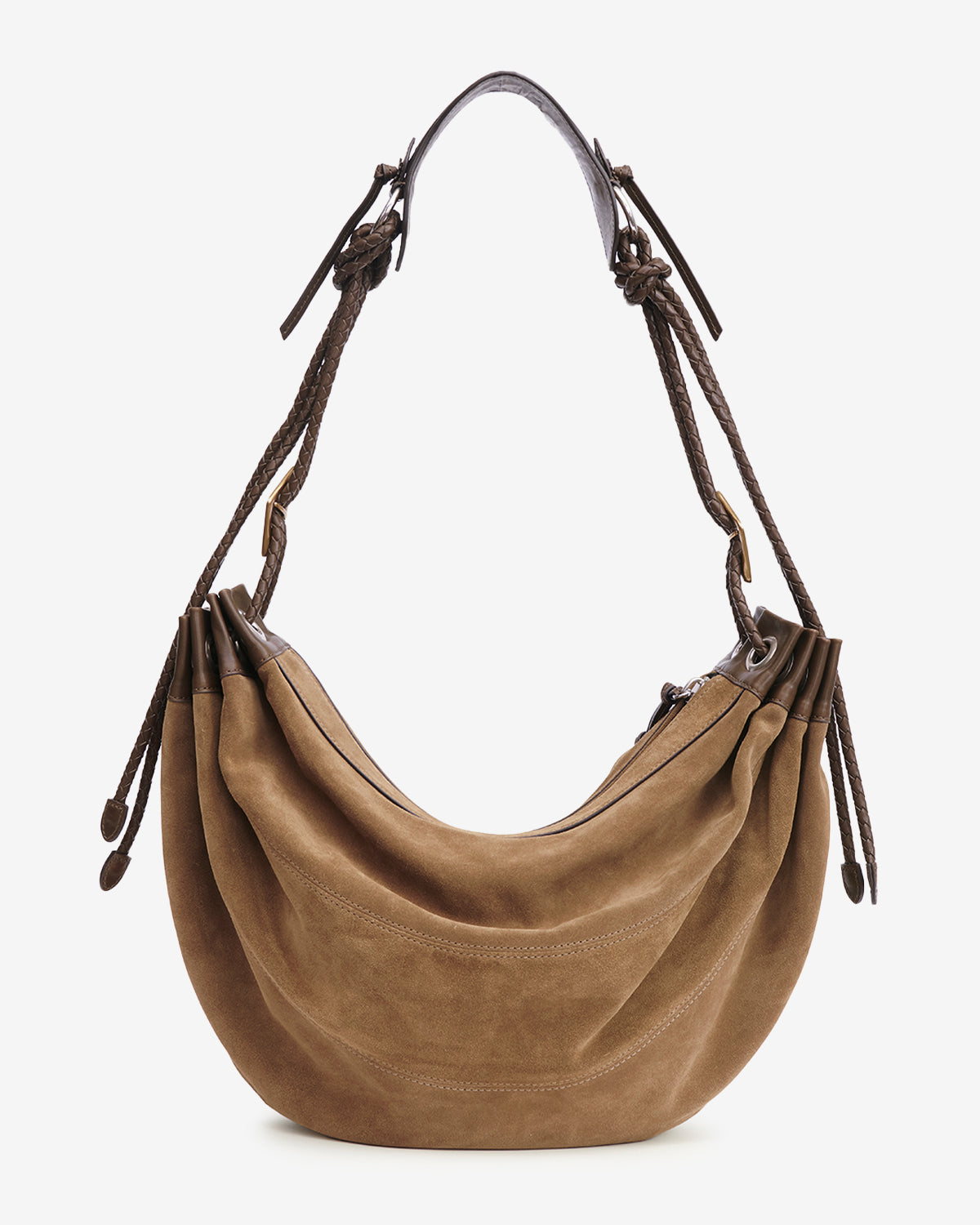 Sac Maia Large en cuir velours