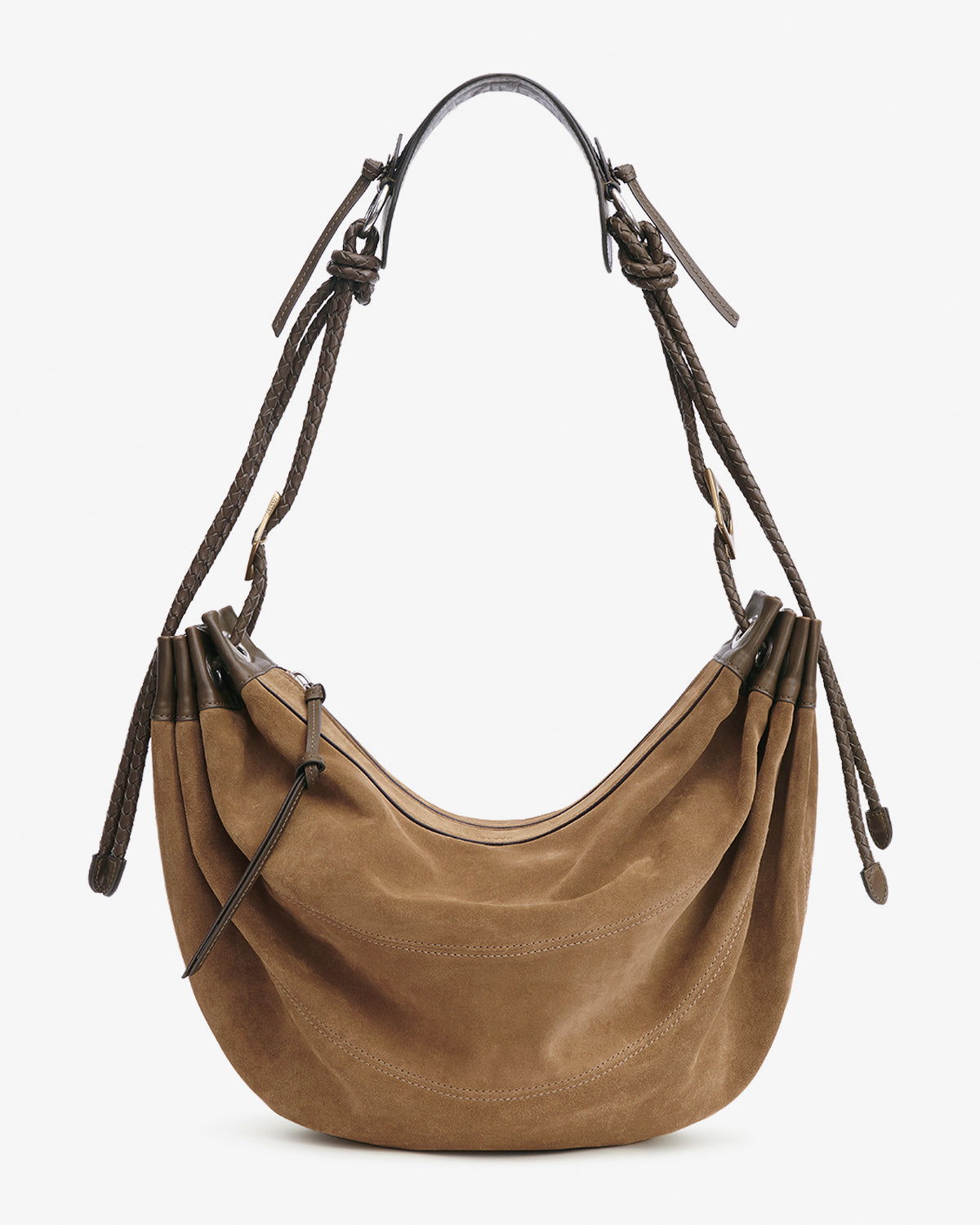 Sac Maia Large en cuir velours