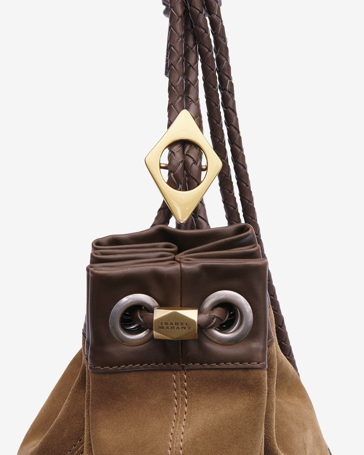 Sac Maia Large en cuir velours