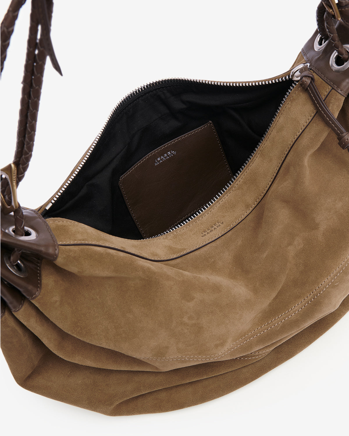 Sac Maia Large en cuir velours