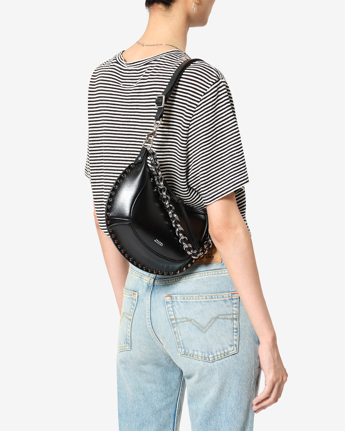 Sac Oskan Moon en cuir grainé