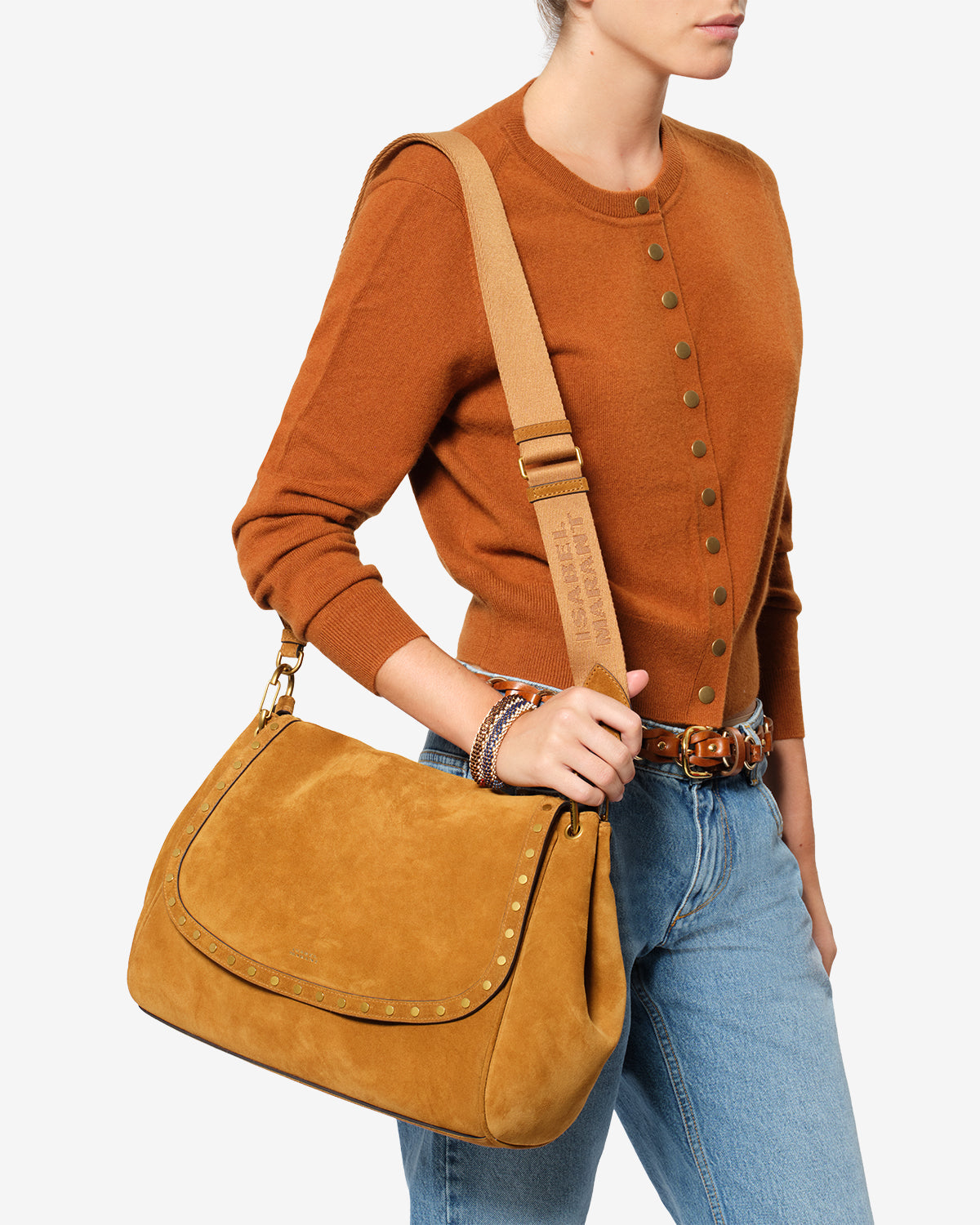 Sac Chany Xl en cuir velours